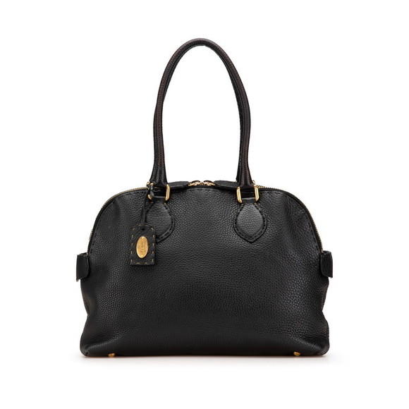 Fendi Leather Selleria Black Bag Shoulder - Picture 1 of 8